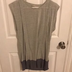 Striped sleeveless tunic